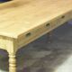 Xxl table de passementerie chêne 1950