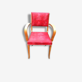 Chair red bridge with his imitation of origin