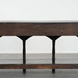 Antique 18th century English side table/dresser made of oak