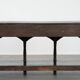 Table d'appoint/commode anglaise ancienne du XVIIIe siècle en chêne