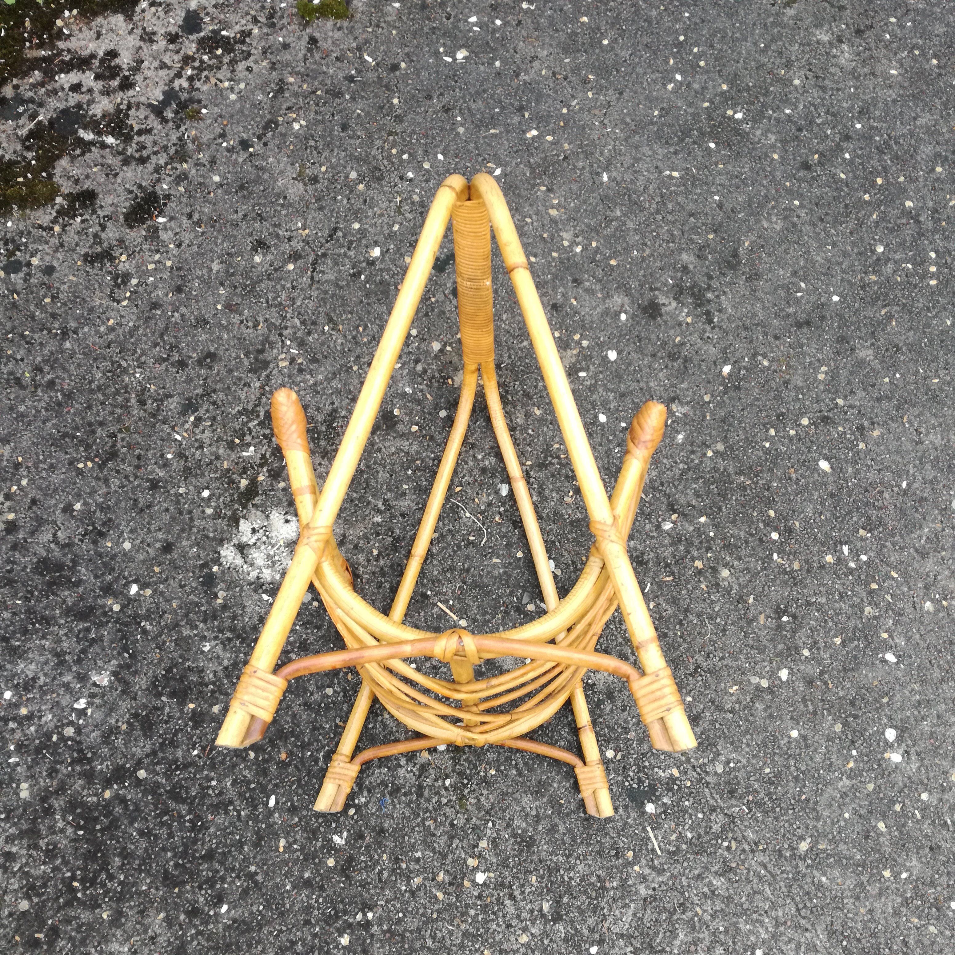 Rattan magazine holder L45