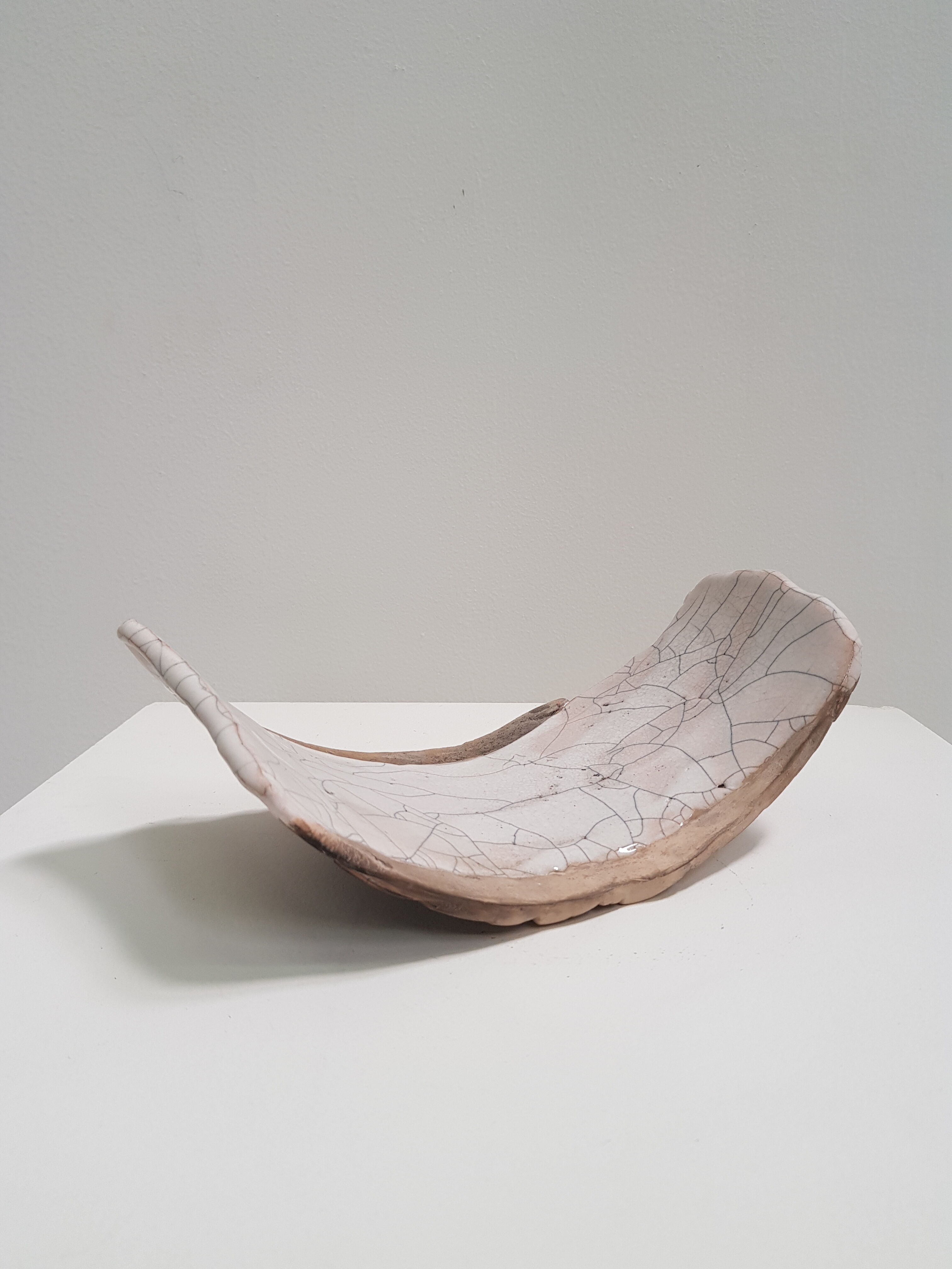 Raku ceramic cup by Annie Caputo