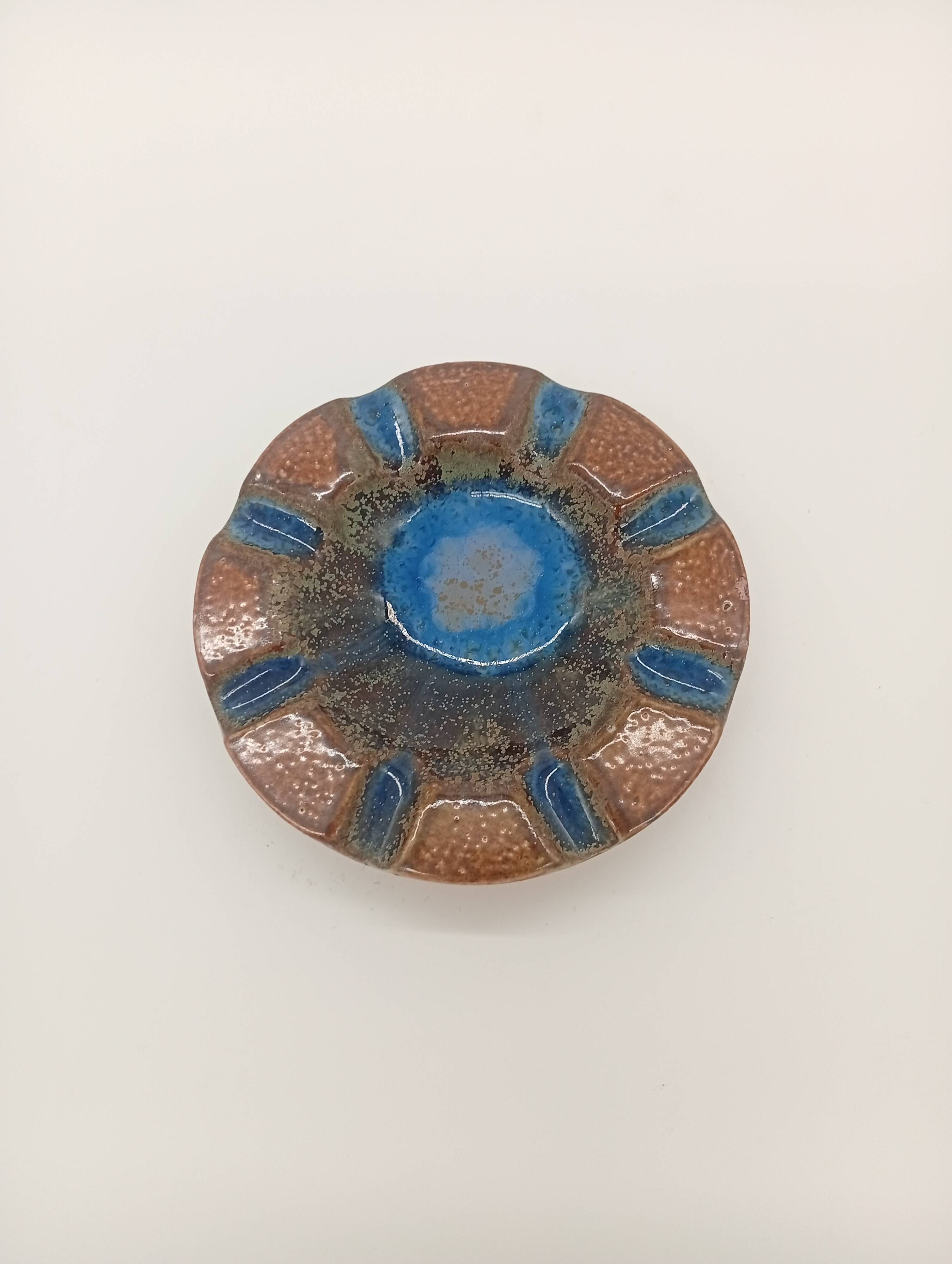 Enamelled Ceramic Ashtray Henri Picard France Art Deco France 1930s