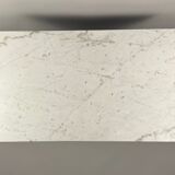 Table bistrot avec plateau en marbre