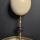 Ostrich Egg, Brass and Black Marble Base (20th century) H: 35 cm | Collection