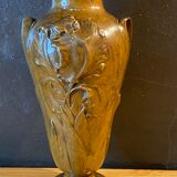 Vase en bronze Art Nouveau signé D. Simon