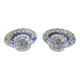 Pair of crystal candle holders, Cristal d'Arques model J. Durand 1980.