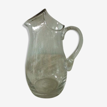 Jug carafe crystal pitcher spout tongs