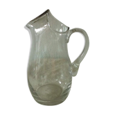 Cruche carafe pichet en cristal bec pince