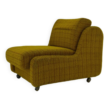 1970s architect Milan Čeček Armchair Apolo 92 for Interiér Praha , Czechoslovakia