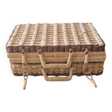 Rattan suitcase, 1950s