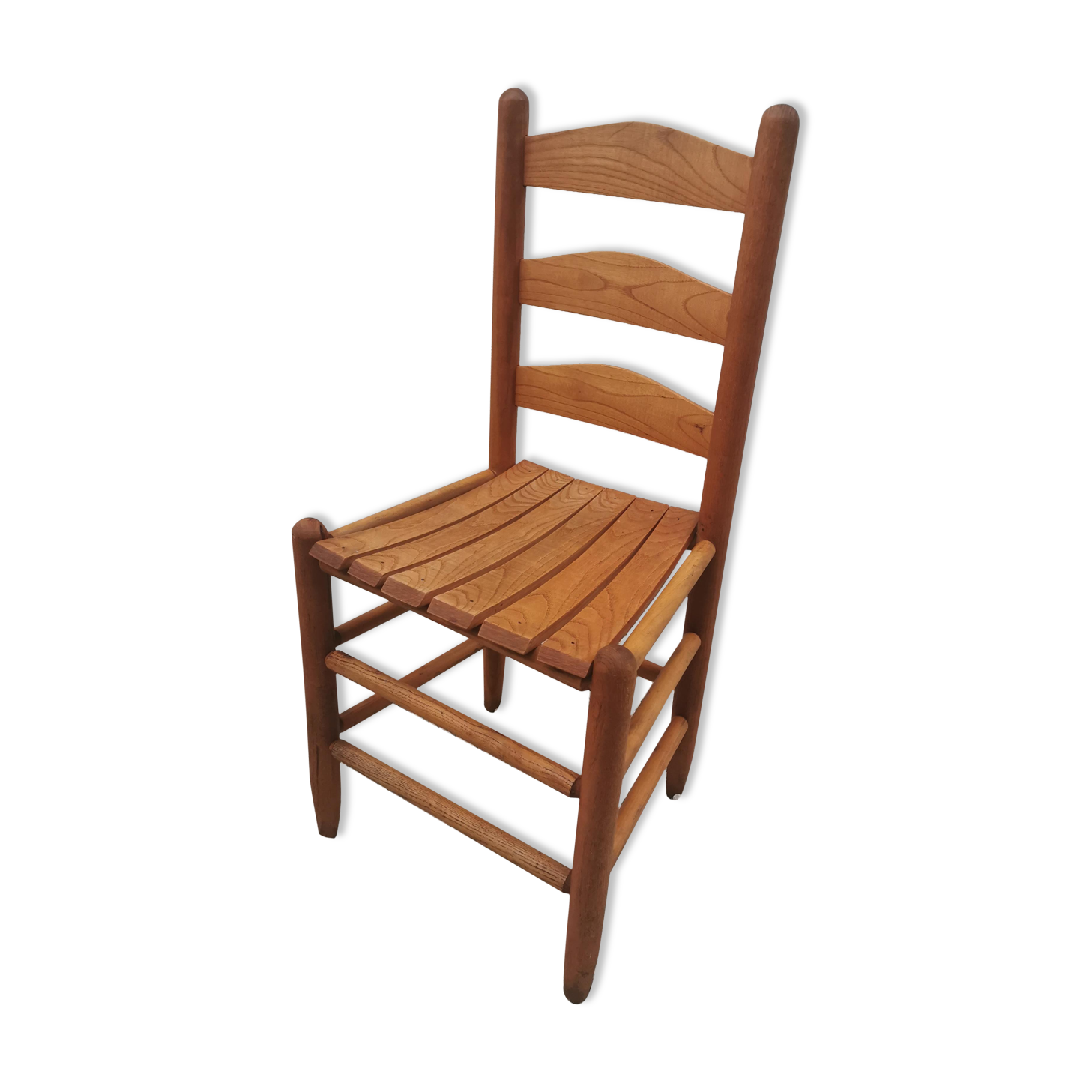 Mid-century pine chair
