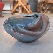 Vase en céramique émaillée par Nadia et Alain Pinel