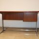 Vintage desk by George Nelson in wood and aluminum, 1960s