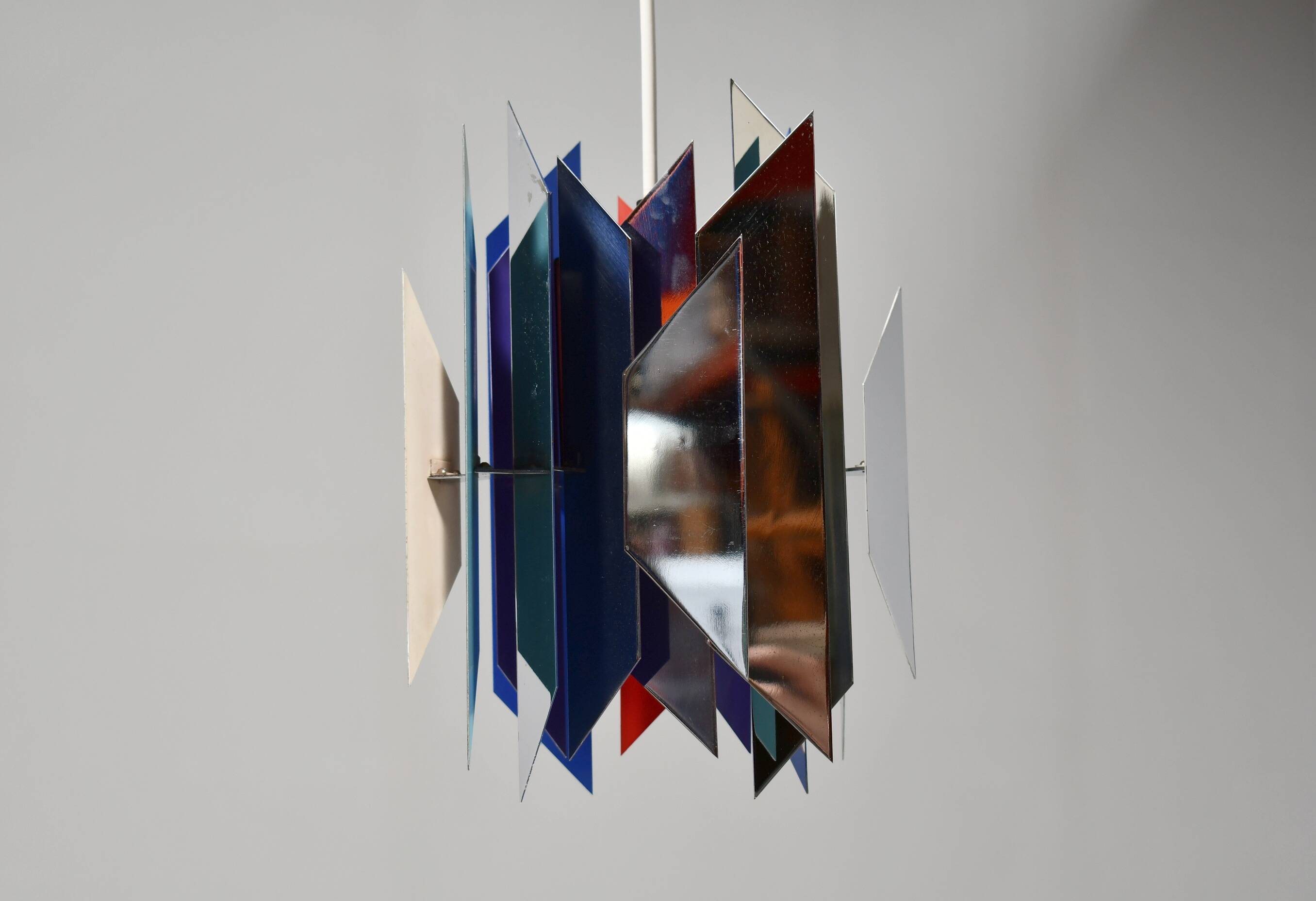 Tivoli Pendant Lamp by Simon Henningsen for Lyfa. Denmark 1962 (blk)