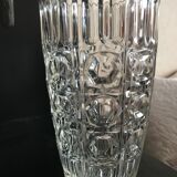 Old pressed glass vase 22 cm high