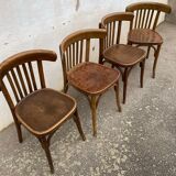 Set of 4 artex bistro chairs