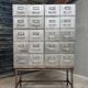 Industrial drawer cabinet filing cabinet hobby cabinet made of iron