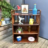 Rattan shelf