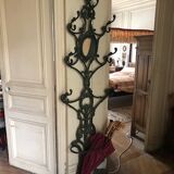 Cast iron coat rack 19th Alfred Corneau Frères Charleville