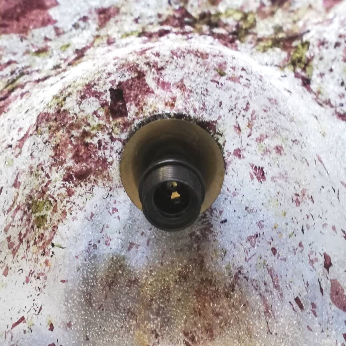 Murano glass paste suspension