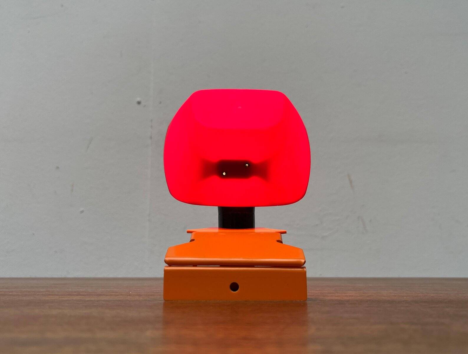 Mid-century East German space age clamp lamp by Krania, 1960s.