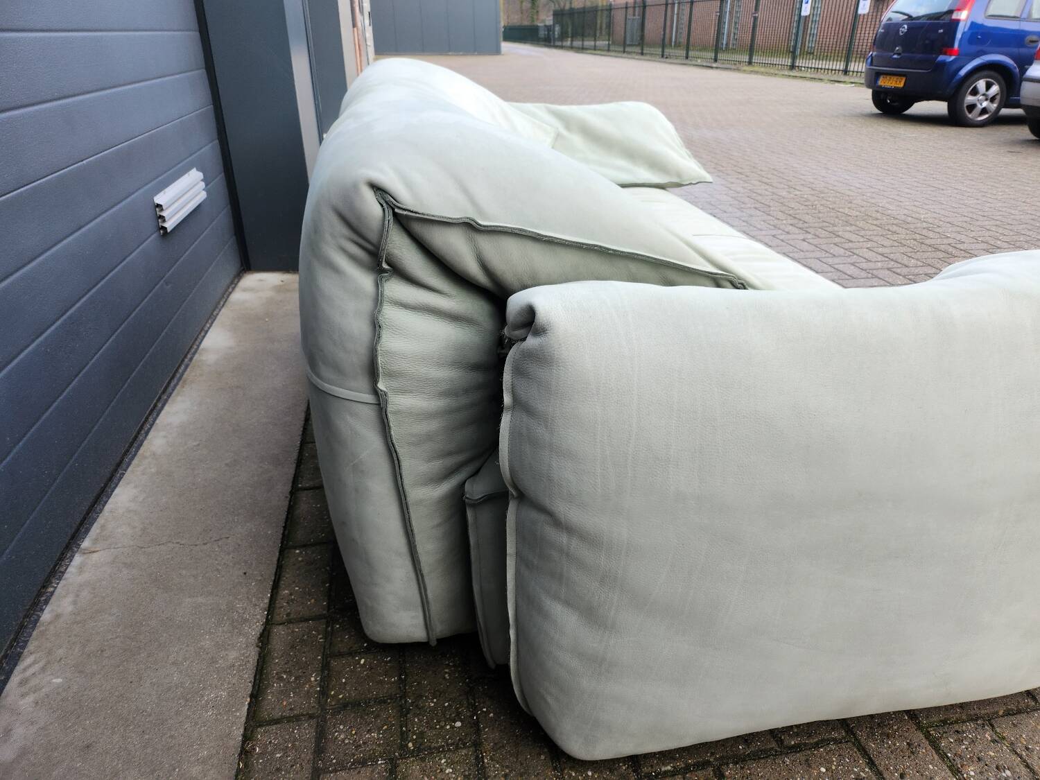 Baxter - Casablanca sofa in Nabuk Sage by Paola Navone