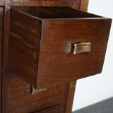 Classification cabinet mahogany drawers Netherlands 1930s