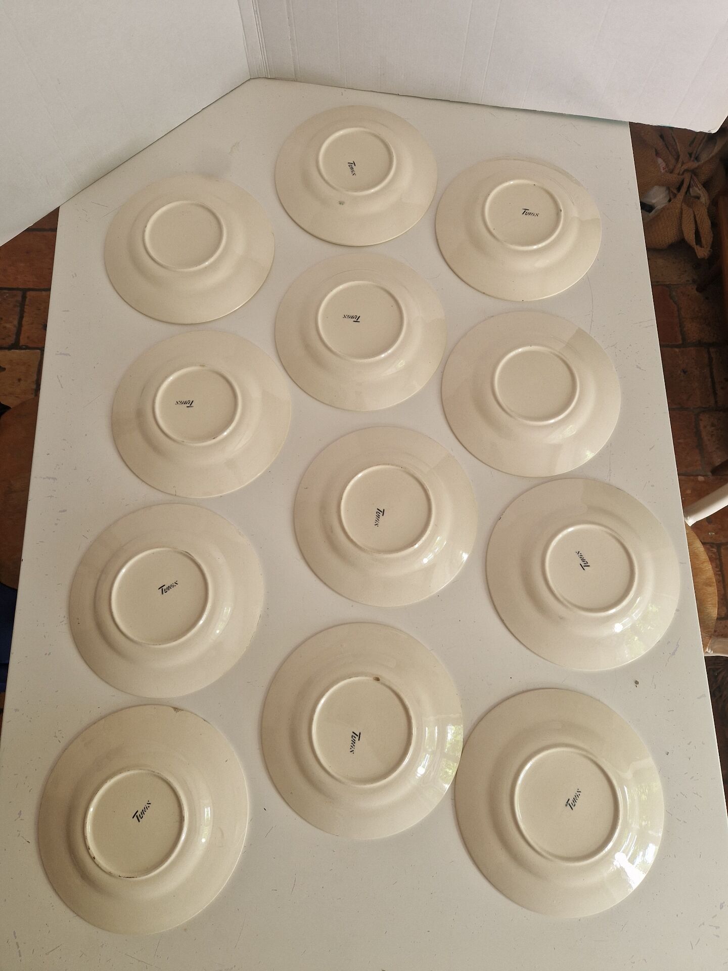 Set of 12 Dessert Plates Model Tunis