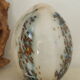 Vintage Vianne glassware opaline egg lamp