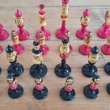 Jeu d'échec russe matryoshka