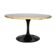 Round coffee table on tulip foot from the 70s