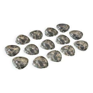 Lot de 14 cendriers triangulaires
