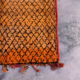Moroccan rug Boujad orange - 138 x 294 cm