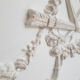 Patinated trumeau mirror Louis XVI style