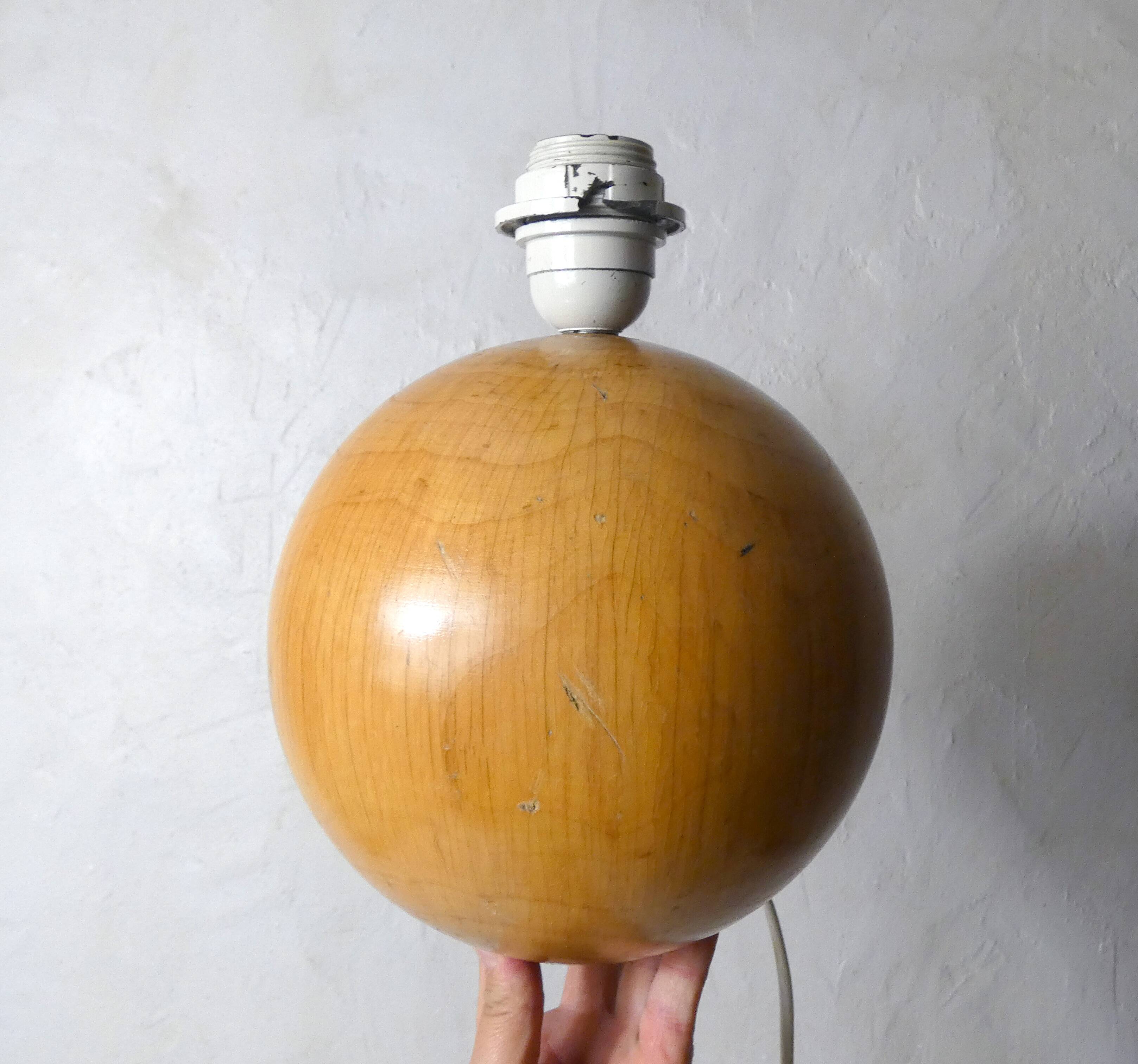 Mid-Century Wooden Desk Lamp IMT Italy Vintage design signed