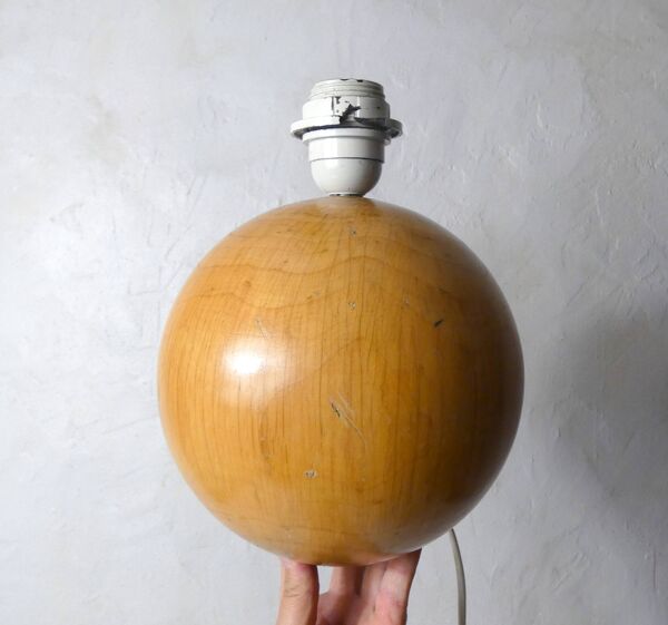 Lampe de Bureau Mid-Century en Bois IMT Italy design Vintage signé