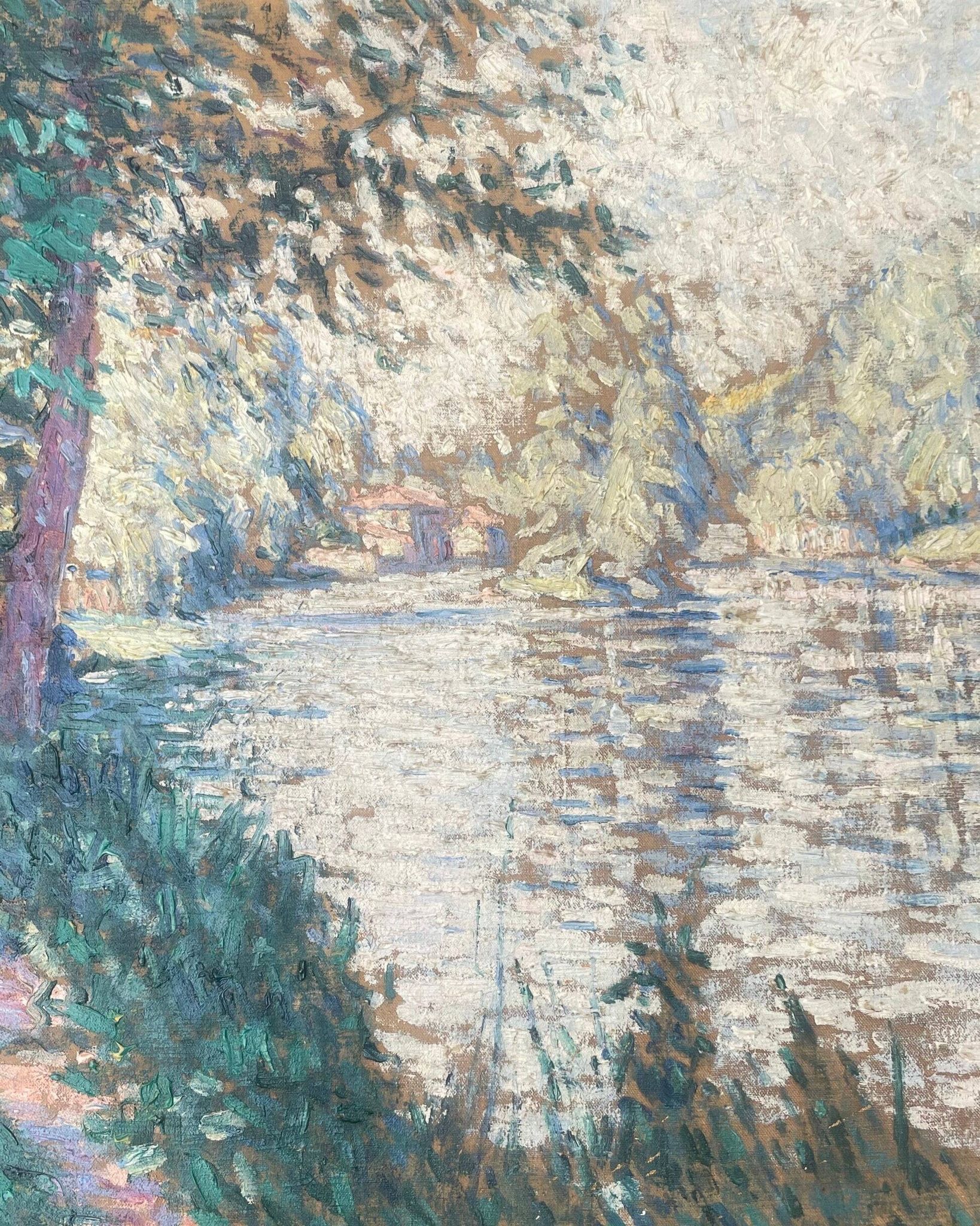 Pierre Thomas (1865-1930) — Riverbank in Limousin, oil on canvas