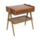 Scandinavian teak and oak bedside table, Sweden, 1960