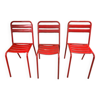 3 bistro chairs