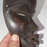Dan Mask - Black Patina Wood - Ivory Coast, Jean Redor Collection