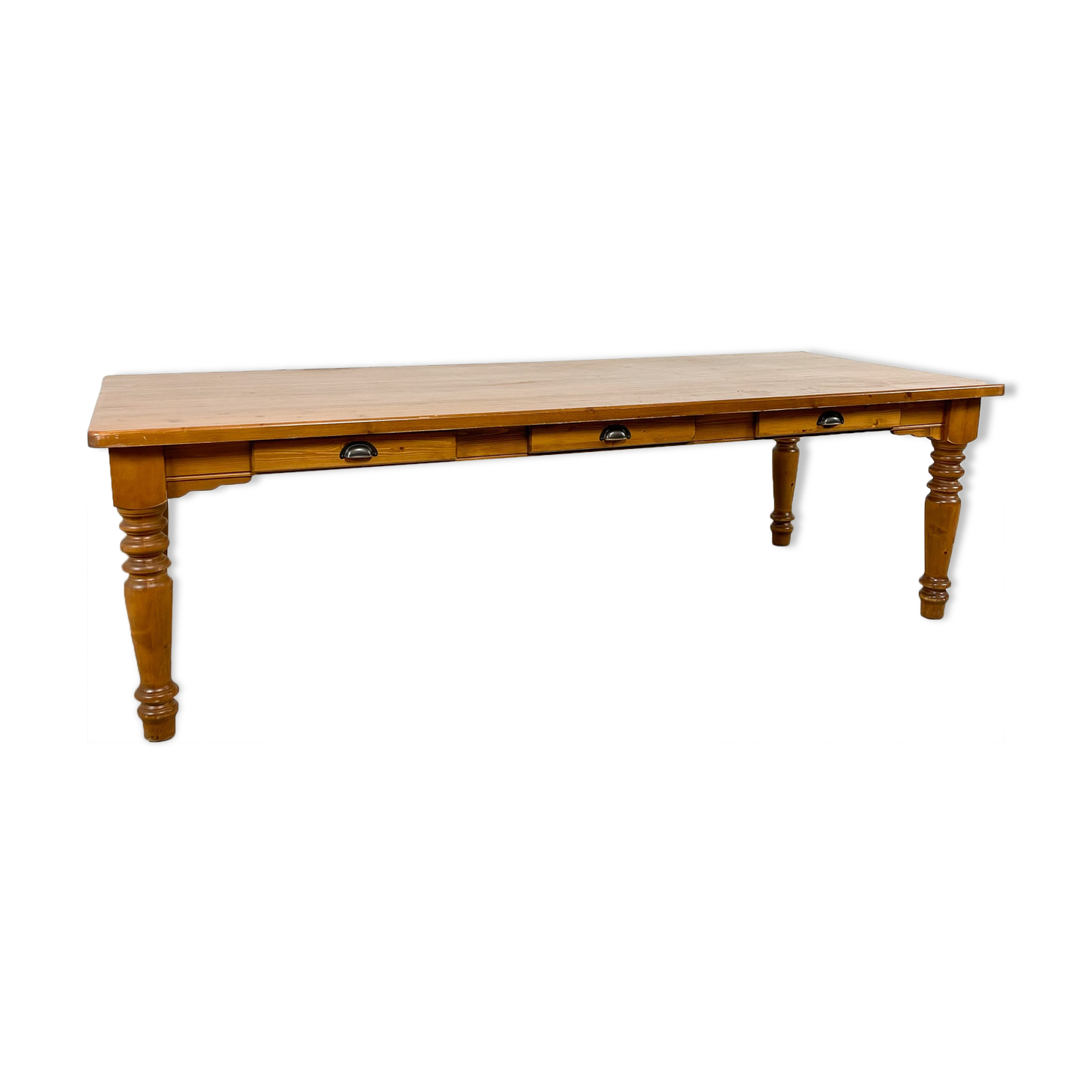 Country house wooden dining table