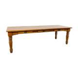 Country house wooden dining table