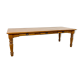 Country house wooden dining table