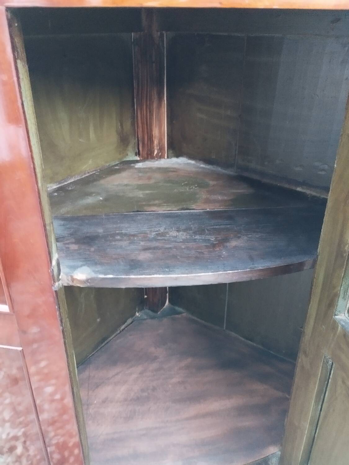Meuble d'angle commode ancienne style louis xvi