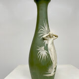 Vintage Bisque Porcelain vases 'Jasperware'