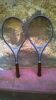 Pair of vintage tennis rackets
