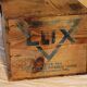 Caisse à savon lux publicitaire vintage