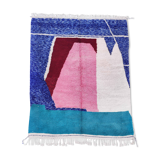 Moroccan Berber carpet Beni Ouarain with colorful patterns
