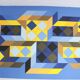 "tridimor" silkscreen by Victor Vasarely 1969